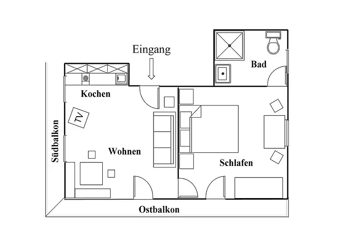 民宿 Mit Bergblick 因泽尔